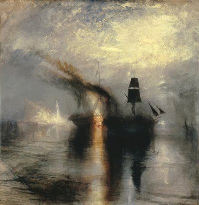 Paz – Entierro en el mar de Joseph Mallord William Turner